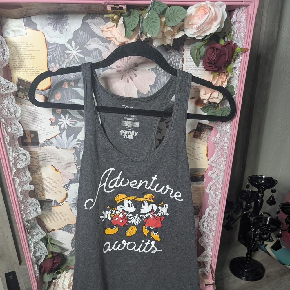 Disney grey mickey mouse tank top